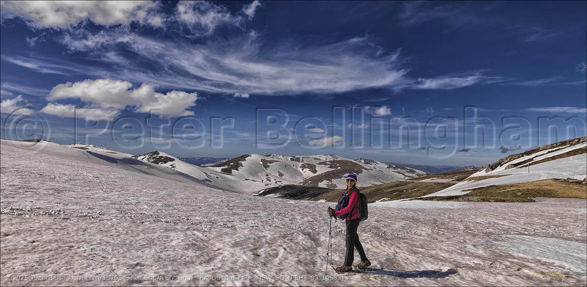 Peter Bellingham Photography Nic Snow Shoeing - Kosciuszko NP - NSW SQ (PBH4 00 10583)